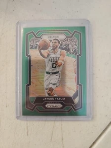 2023-24 Prizm Jayson Tatum Green Boston Celtics COLOR MATCH - Picture 1 of 2