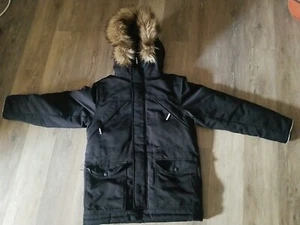 Gap Kids Boys XL Warmest Cold Control Max Water Resistant Black Coat Jacket - Picture 1 of 6