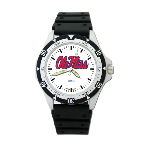 Univ Of Miss Ole Miss Option Sport Watch With PU Strap Cover
