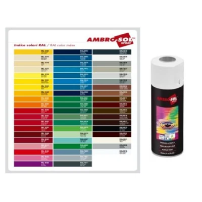 VERNICE SPRAY SMALTO ACRILICO AMBROSOL ECOSERVICE FAREN RAL A RAPIDA ESSICAZIONE