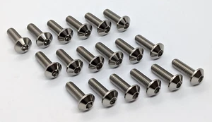 Yamaha YZF750 Titanium disc bolt kit 93-98 Ti rotor bolts full set YZF 750R RF - Picture 1 of 5