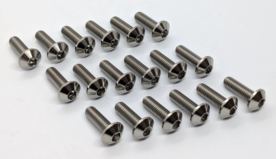 Juego completo de pernos de disco de titanio Yamaha YZF750 93-98 pernos de rotor Ti YZF 750R RF Foto 1 de 4