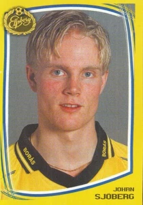 024 JOHAN SJOBERG # ROOKIE SWEDEN IF.ELFSBORG STICKER FOTBOLL ALLSVENSKAN 2000 - Picture 1 of 2