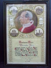 Benedizione Apostolica In Vendita Ebay