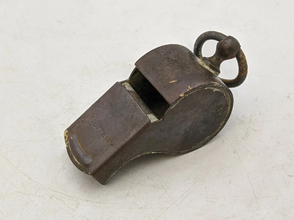 Brass Military Whistle In Collectible Police Whistles for sale | eBay