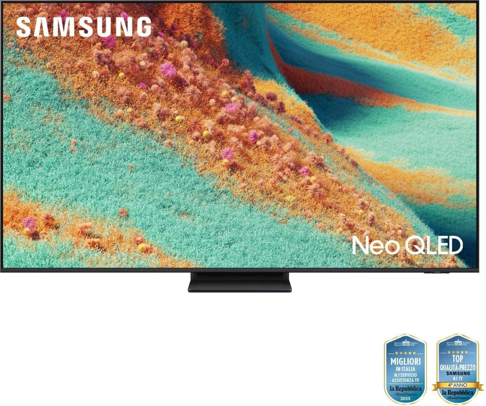 Samsung Smart TV 55" 4K Ultra HD Neo QLED Tizen Classe F Argento QE55QN85FAUXZT