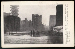 POSTAL VINTAGE DE ESTADOS UNIDOS SIN PUBLICAR, ¡GRANT AVENUE SAN FRANCISCO!! F205 - Imagen 1 de 2