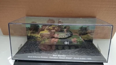 Die cast 1/72 Modellino Carro Armato Tank M551 Sheridan 82 Airborn Desert Shield - Immagine 1 di 2
