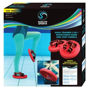 Aqua Trainer 2-in-1 Widerstand Hand und Füße Paddel, Wassergymnastik Set für P... - Bild 1 von 6