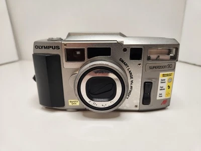 Olympus Superzoom 90 Vintage 35mm Point & Shoot Film Camera Tested Works - Image 1 of 4