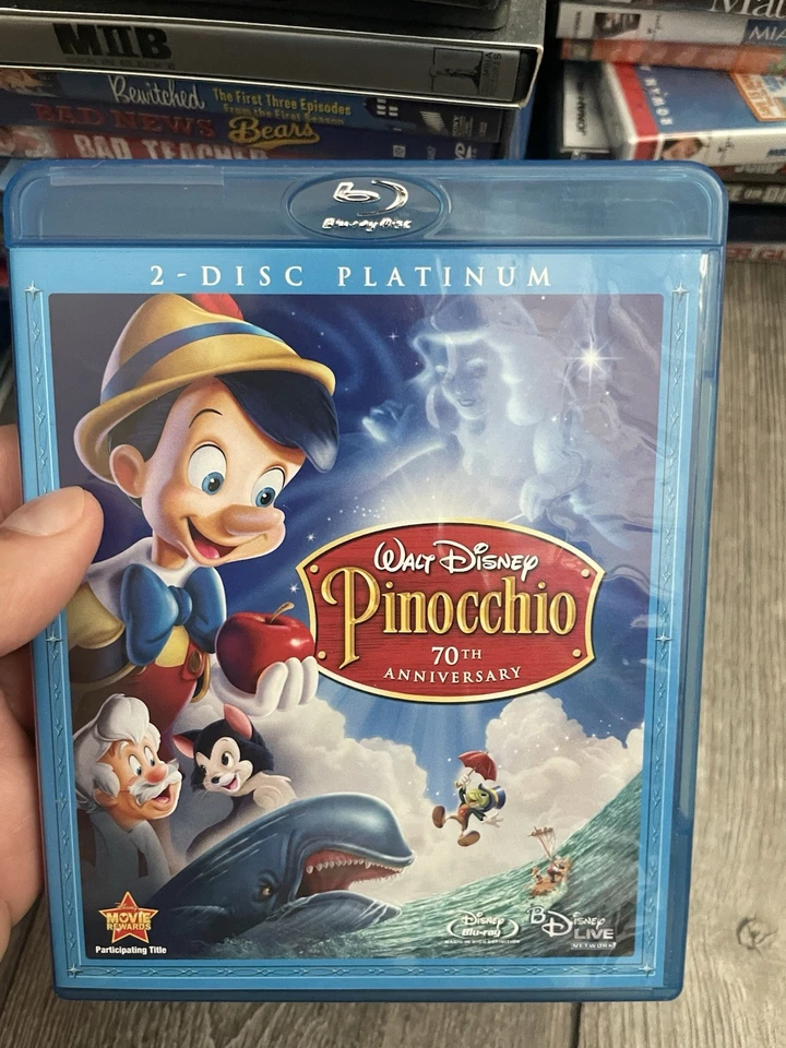 Walt Disney: Pinocchio (DVD 1940 2-Disc Platinum Anniversary w/ Guide) Animated - Image 1 of 1
