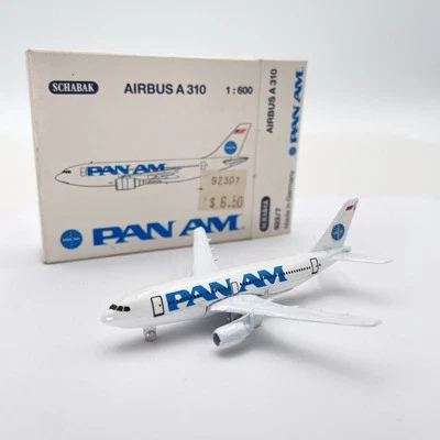 SCHABAK 1/600 比例压铸 PAN AM AIRBUS A 310 号 923/7带盒 — 第 1/4 张图片