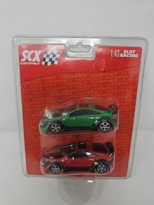 SCX Compact Tuning Cars 1:43 Slot Car Racing Yellow Red Brand New Sealed - Picture 1 of 6