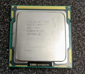 Intel Core i7-860 2.8 GHz LGA1156 4 cores 8 threads SLBJJ CPU Processor 8 MB - Picture 1 of 3