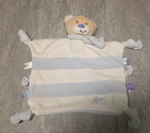 ❤️Schmusetuch * Kuscheltuch * Bieco Supa * Bär Teddy * blau/weiß❤️ - Bild 1 von 1
