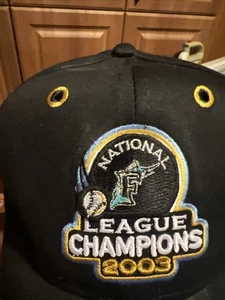 FLORIDA MARLINS 2003 NATIONAL LEAGUE CHAMPIONS HAT 100th ANNIVERSARY NEW ERA NEW - Picture 1 of 6