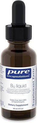 Líquido Pure Encapsulations B12 | 1000 mcg de vitamina 1 fl oz (paquete de 1)  Foto 1 de 4