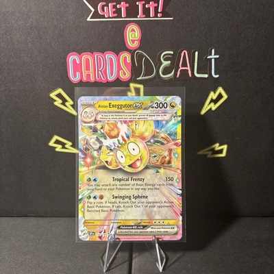 Alolan Exeggutor ex - 133/191 Holo SV08: Surging Sparks NM Pokémon TCG - Image 1 of 3