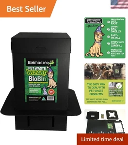 Compositore Rifiuti per Animali Domestici per Cacca di Cani - Sistema Digestore da Esterno con Bustina Enzimatica... - Foto 1 di 5