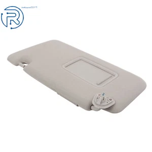 For 2007-2012 Nissan Versa With Mirror Driver Side Gray Plastic Sun Visor Shade - Picture 1 of 15