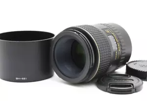 Tokina AT-X PRO 100mm f/2.8 D MACRO Lens Canon "READ"w/BH-551 Hood Japan Y1824 - Picture 1 of 13