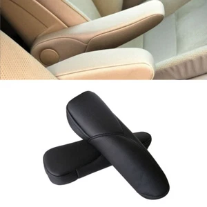 Black Leather Front Seat Armrest Cover For Honda CR-V CRV 2007 2008 2009 Car - Picture 1 of 6