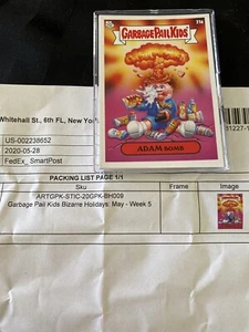 Garbage Pail Kids Bizarre Holidays: May - Week 5 - Print Run: 600 - Picture 1 of 12