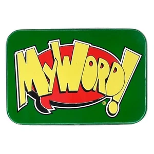 MY WORD Family Card Game Sealed Deck 72 Letter Cards Wordplay Travel Tin Box VTG - Picture 1 of 8