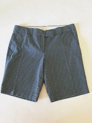 Шорты Dalia Blak and White Geometric нарядные бермуды приталенные женские размер 8 - Изображение 1 из 4