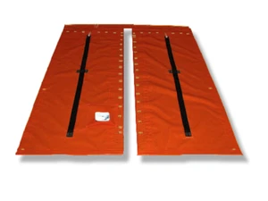 Trampolín Hobie 17 3 piezas - Vinilo rojo macizo 22 oz + Líneas de cordones incluidas - Imagen 1 de 3