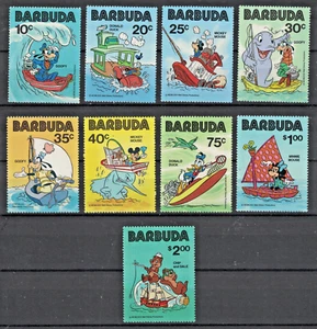 BARBUDA:1981 SC#478-86 MNH Walt Disney Characters AP2600 - Picture 1 of 2