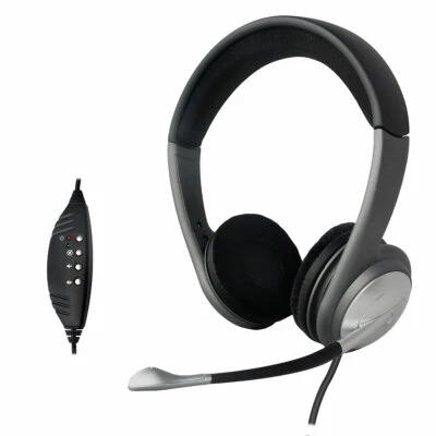 USB Stereo Headphone with Built-in Microphone - CL-CM-5008-U - Image 1 of 4