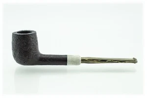 Pipa ASHTON ACHIEVEMENT XX222 Billiard dritta sabbiata marrone con flock England - Imagen 1 de 4