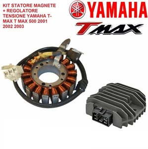 KIT STATORE MAGNETE + REGOLATORE TENSIONE YAMAHA T-MAX T MAX 500 2001 2002 2003 - Picture 1 of 1