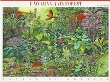 US Hawaiian Rain Forest Nature Series 44c Stamps Sheet Scott #4474