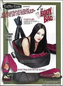 2001 Coffin Case Guitar Body Bag advertisement 8 x 11 ad print - Imagen 1 de 3