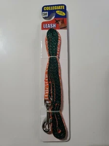 University of Miami Hurricanes Dog Leash - SMALL - 4 FEET - 3/8" W - NCAA - NWT - Picture 1 of 3