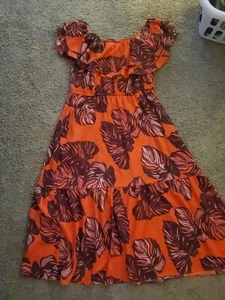Sofía Vergara Summer Maxi Dress Size L - Picture 1 of 3