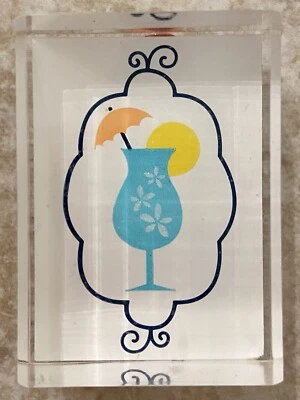 Cocktail, Drink Rubber Stamp, Margarita, Mojito, Stamp, Tropical Drink Foto 1 de 2