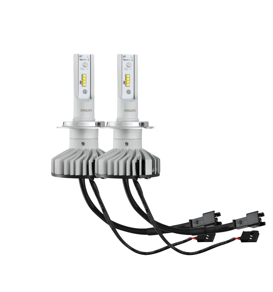 2x Philips H7 12985 BW X-treme Ultinon LED Car Bulb Globe 6000k Cool White Light - Image 1 of 1