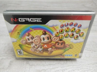 NEW SEALED Authentic Super Monkey Ball N-Gage 2003 CIB Complete Video Game - Image 1 of 4
