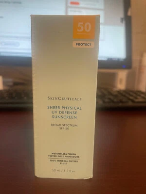 SkinCeuticals Sheer Physical SPF 50 1.7oz NIB HUGE SAVING! 12/24 EXP - Image 1 of 2