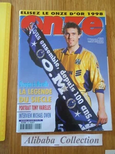ONZE MONDIAL 118 1998 MARSEILLE BLANC + POSTER THURAM Fiches attachées - Picture 1 of 9