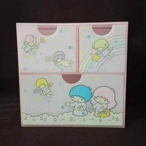 Sanrio Little Twin Star KikiRara Vintage 1976 Cassettiera Molto Bellissima - Foto 1 di 7