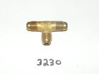 Brass 5/16" Flare Tee For Copper Or Plastic Tubing