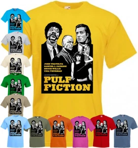 Pulp Fiction v3 T-shirt Quentin Tarantino green blue orange pink all sizes S-5XL - Picture 1 of 25