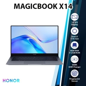 Honor MagicBook X 14 8GB 512GB SSD Intel Core i3-1115G4 Stock Windows PC Laptop - Picture 1 of 8