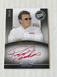2012 Press Pass NASCAR Redline Signatures RICHARD CHILDRESS On Card AUTO #d 4/10 - Picture 1 of 2