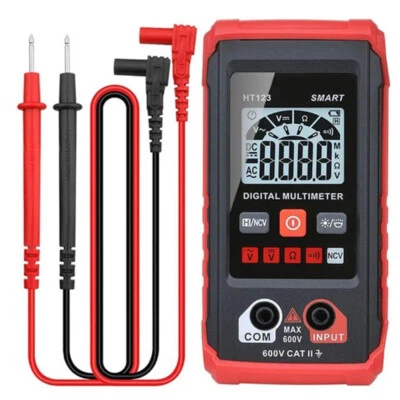 HT123 Digital Multimeter Tester AC/DC Voltmeter NCV Cat II 600V 600KΩ 2000zählt - Bild 1 von 4