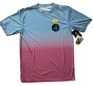 Body Glove Short Sleeve Shirt Surfer Blue 50 UPF Men's NWT $50 Size- M - Picture 1 of 8